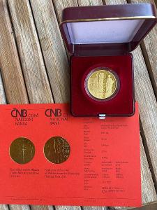 Zlatá mince Mikulov rok 2022 kvalita PROOF !!!