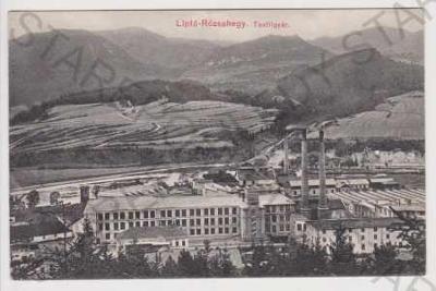 Slovensko - Ružomberok - Liptov - textilní továrna