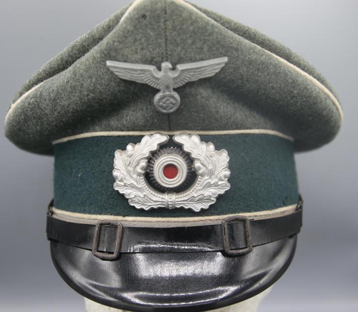 III Reich Wehrmacht Infanterie unteroffizier cepice  , original - Vojenské sběratelské předměty