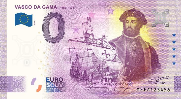 0 euro Vasco de Gama - Sběratelství