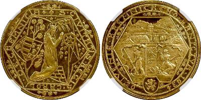 5 Dukátová medaile - Oživení Kremnického banictva 1934