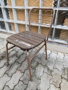 Rentro venkovní židle dřevo/kov, cca 1960, vintage