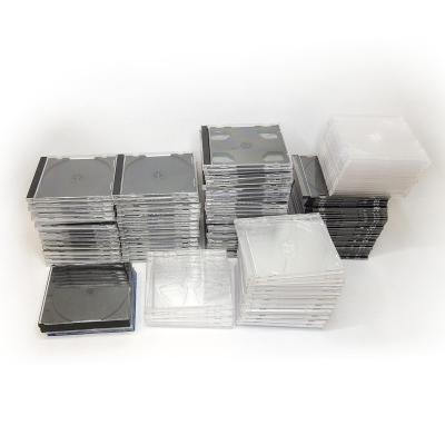 120+ kusů obalů krabiček jewel + slim na disky CD - různé druhy