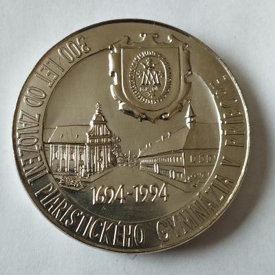 Medaile piaristické gymnázium Příbor 1994