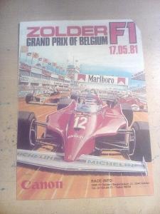 original program F1... 1981 rare