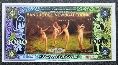 Newdgaledonie - 1000 franků