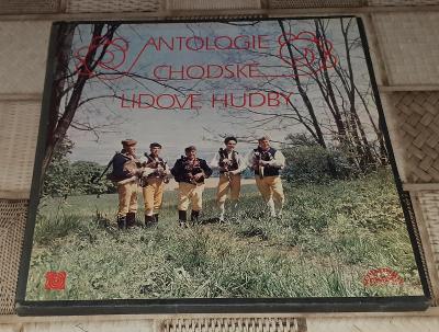 LP -Antologie Chodské lidové hudby (2LP Box) příloha (1972) Perf.stav!