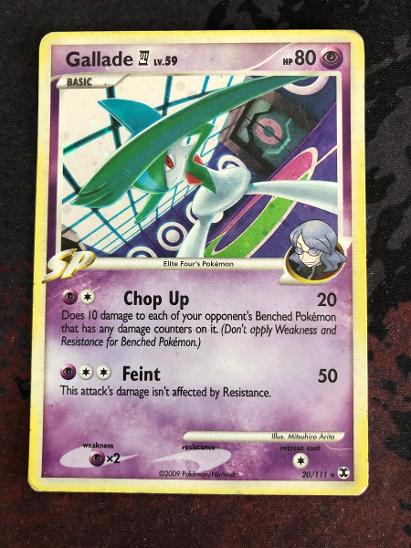 Gallade 4 - Platinum - Rising Rivals 2009 - Holo - Pokemon karta