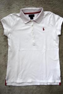 Krásné košilové dívčí tričko značky POLO Ralph Lauren vel.12-14 (152)