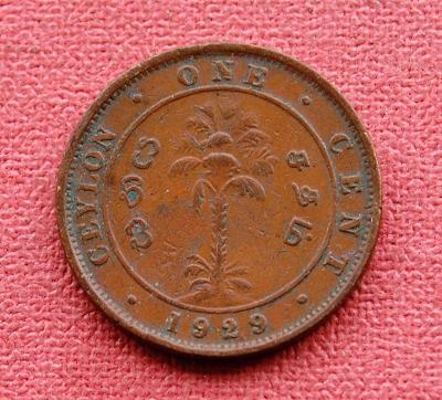 Ceylon - 1 cent 1929
