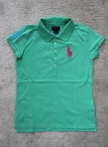 Krásné košilové dívčí tričko značky POLO Ralph Lauren vel.12-14 (152)