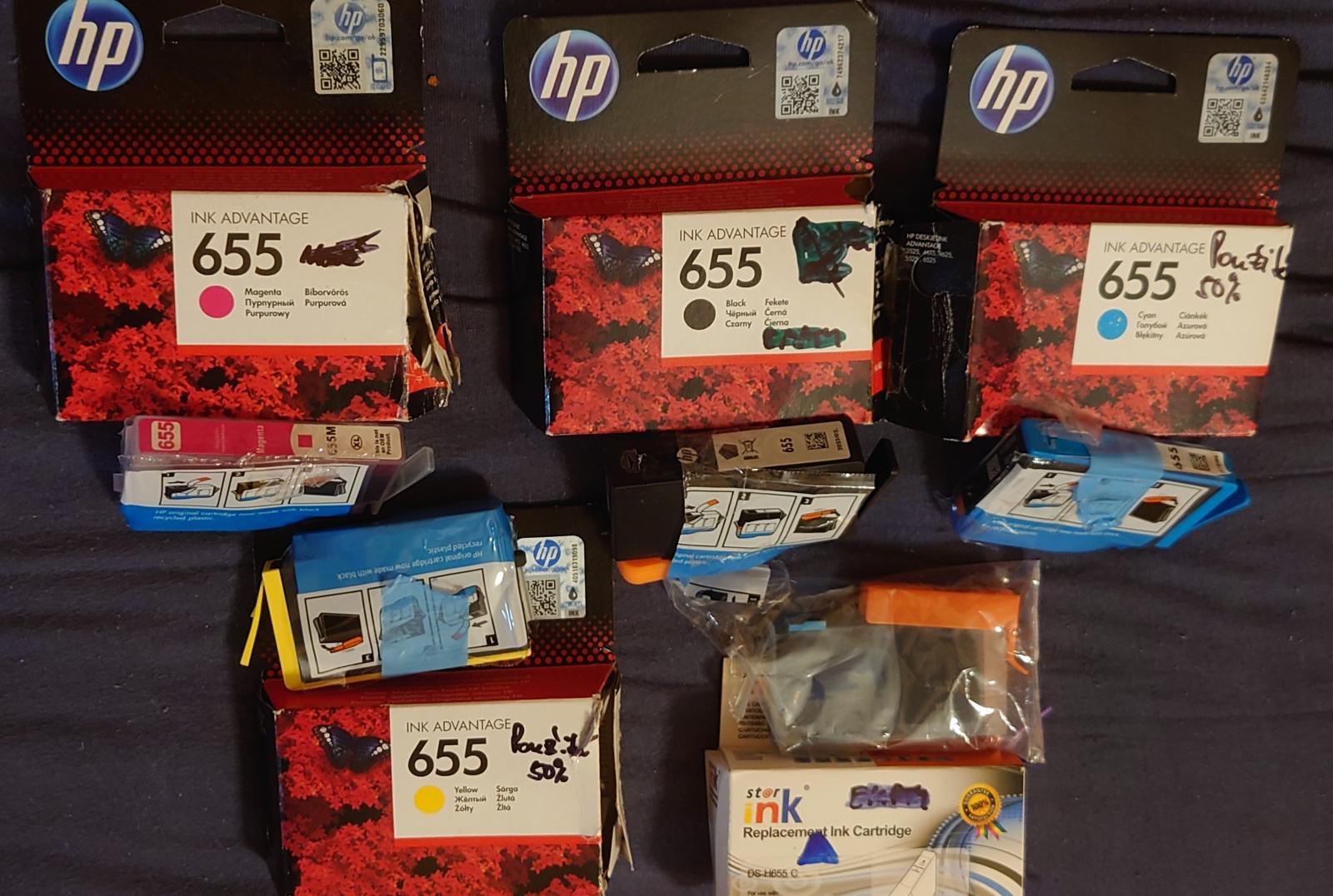 HP Ink Advantage 655 atramentové kazety - Tlačiarne, príslušenstvo