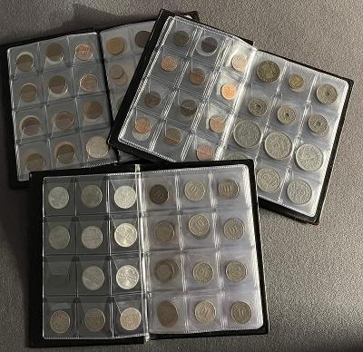 Sbírka mincí po sběrateli - mic mincí z více zemí světa - cca 288ks