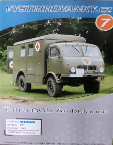 Tatra 805 Ambulance - Vystřihovánky.cz