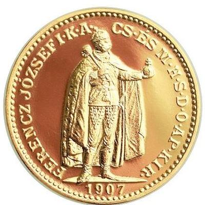 Zlatá 20 Korona 1907/ 2022 BP - U.P. - TOP INVESTICE, NOVINKA,100ks !