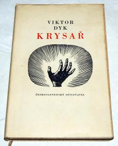 KRYSAŘ Viktor Dyk 1958 Čs.spisovatel Cyril Bouda