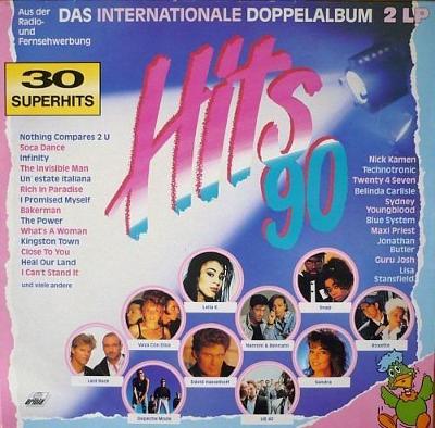 2LP HITS 90. DAS INTERNATIONALE DOPPEALBUM LP ALBUM 1990.
