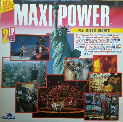 2LP MAXI POWER N.Y. DISCO GIANTS LP ALBUM 1986.
