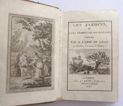 1791 Les Jardins, básně, Paris