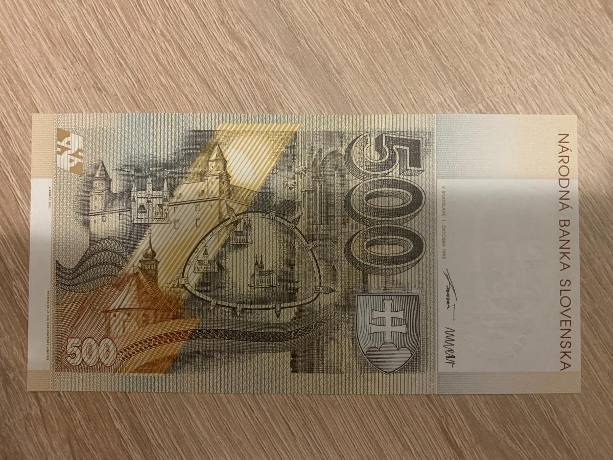 500 SK korun Slovensko BIMILENUIM r.2000 - Bankovky