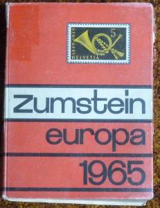 Briefmarkenkatalog: ZUMSTEIN - Europa 1965 - Známkový katalog