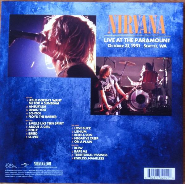 NIRVANA LIVE AT THE PARAMOUNT VINYL 2LP - LP / Vinylové desky
