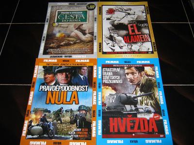 4 DVD Válečné filmy