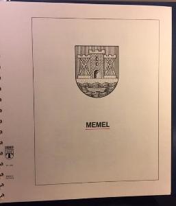 15 ks-zasklené  listy MEMEL/Klapeida Lindner + Mi 1-17* více v popisu