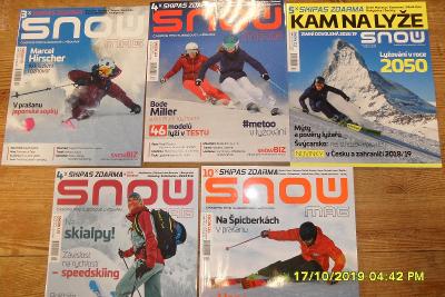 časopis Snow ročník 20-21, 5 čísel