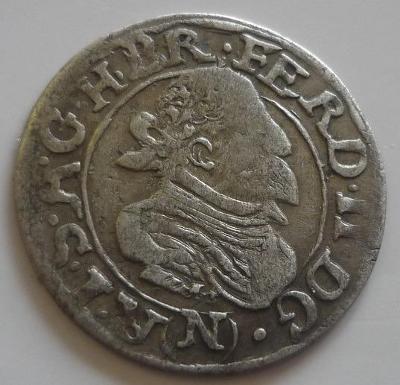 Ferdinand II. - 3 krejcar 1627 ..Mikulov  ..*R*