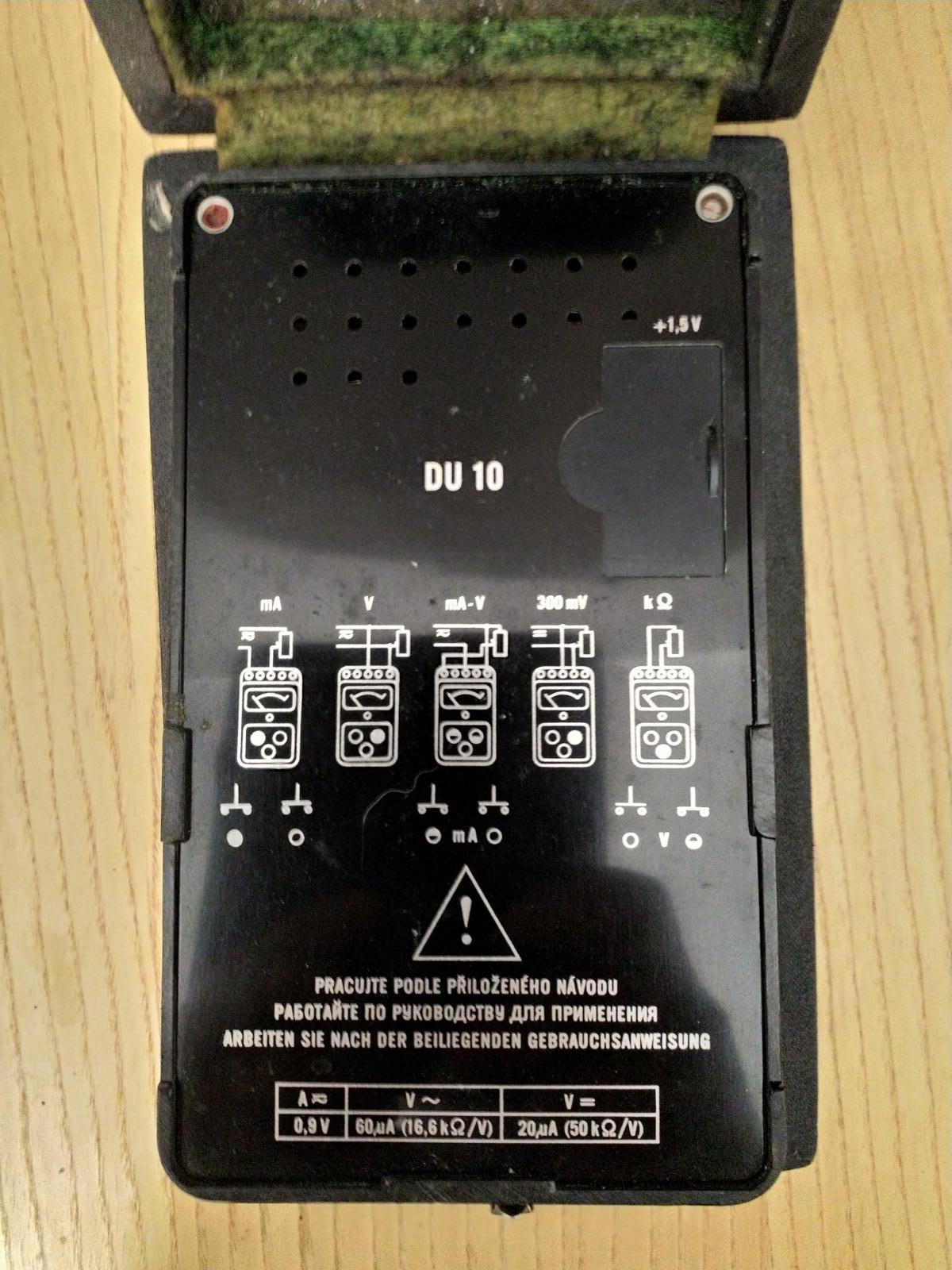 Analogový multimetr DU10 - Elektro
