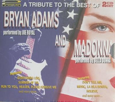 2 CD - A Tribute To The Best Of:  Bryan Adams & Madonna  (nové)