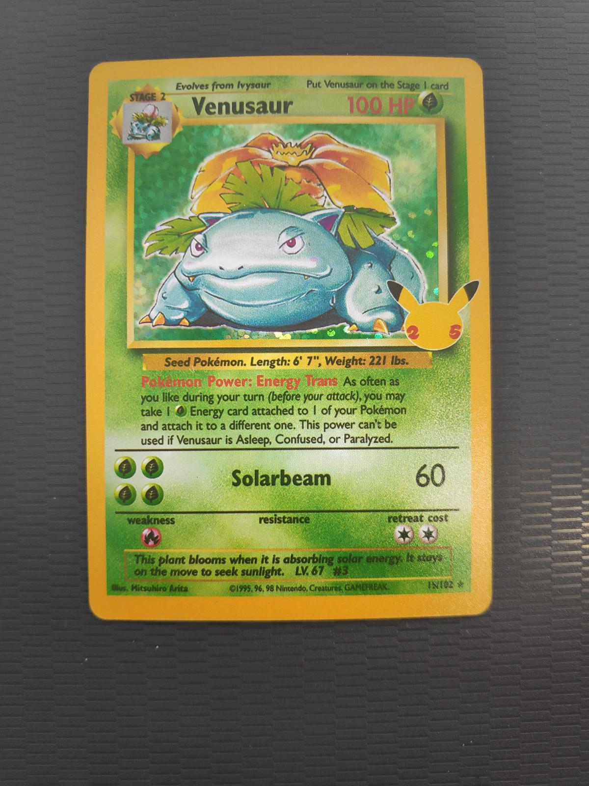 Venusaur Pokemon 25Th Anniversary Celebrations | Aukro