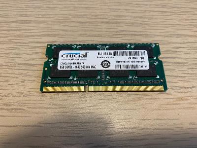 Crucial 8 GB SO-DIMM DDR3L 1600 MHz (PC3L-12800S) pro Mac