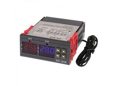 Digitální termostat KETOTEC STC-3018 rozsah -55°C~120°C, 230V AC