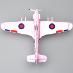 4D model nacvakávacej stavebnice Hurricane (ružová) 1:48 - Vojenské modely lietadiel