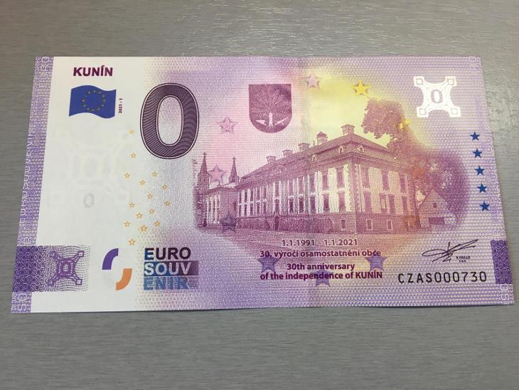 0 euro Kunín - Sběratelství