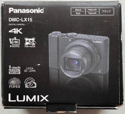 Panasonic Lumix DMC-LX15, 1" 20 Mpx, 4K, 32, ekvivalent Sony RX 100 IV