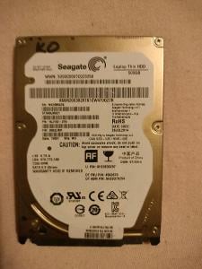2.5" tenký 7mm disk Seagate 500GB rychlý 7200  na ND nebo opravu