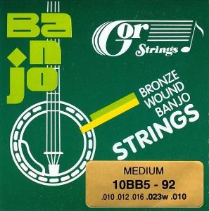 Gorstrings 10BB5-92 -- struny 10/23 -- 5-strunné banjo -- Nové