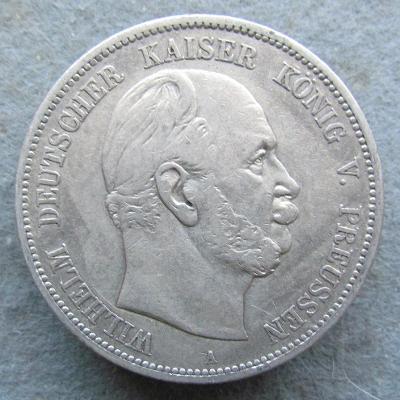 Prusko 5 Mark 1874 A