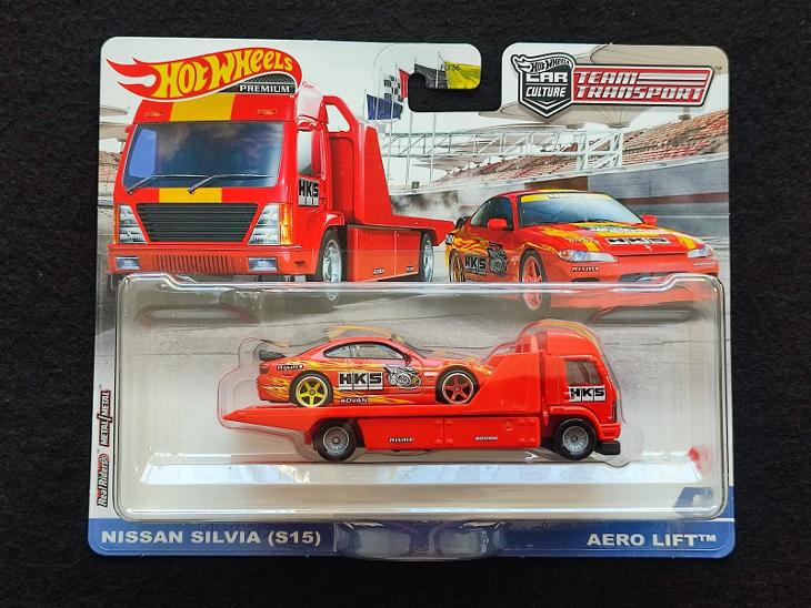 Hot Wheels Team Transport Nissan Silvia S15 Hks Aero Lift Aukro 8383