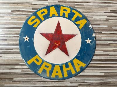 Sparta Praha - plechová cedule