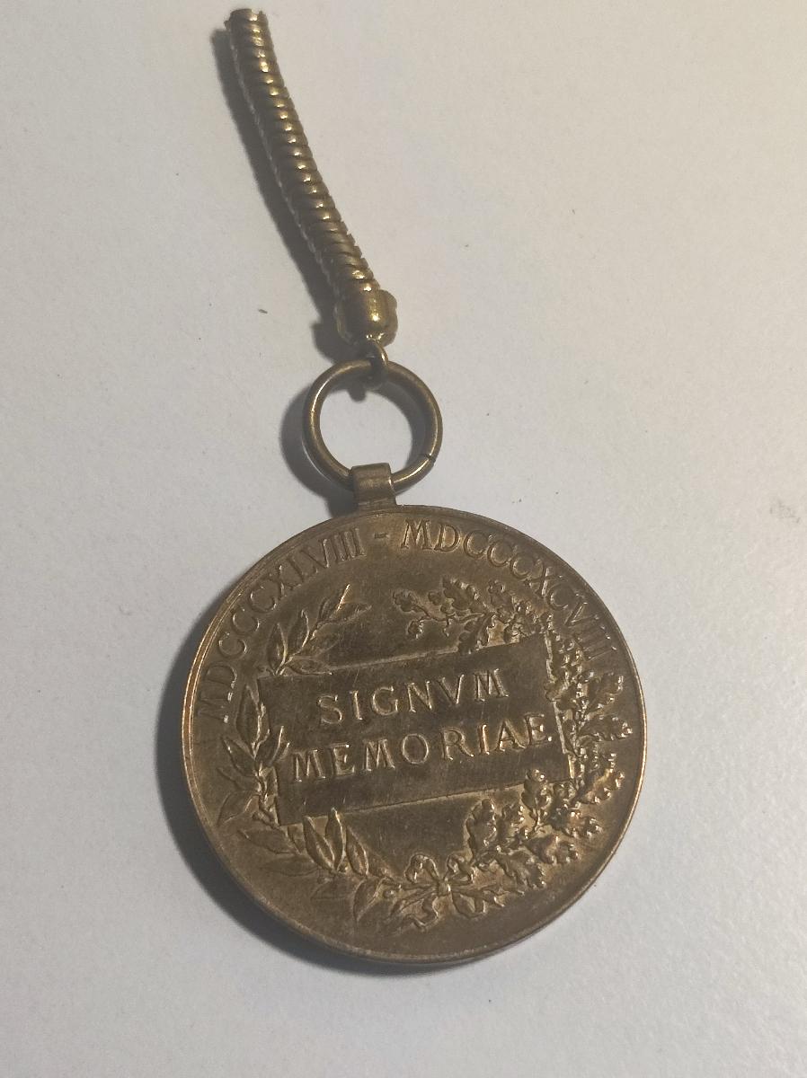 Medaile František Josef I. Signum Memoriae 1848-1898 - Numizmatika
