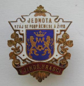 Odznak - Jindřichův Hradec - živnostníci a řemeslníci