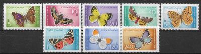 Motýli Rumunsko Mi č.2771-2778