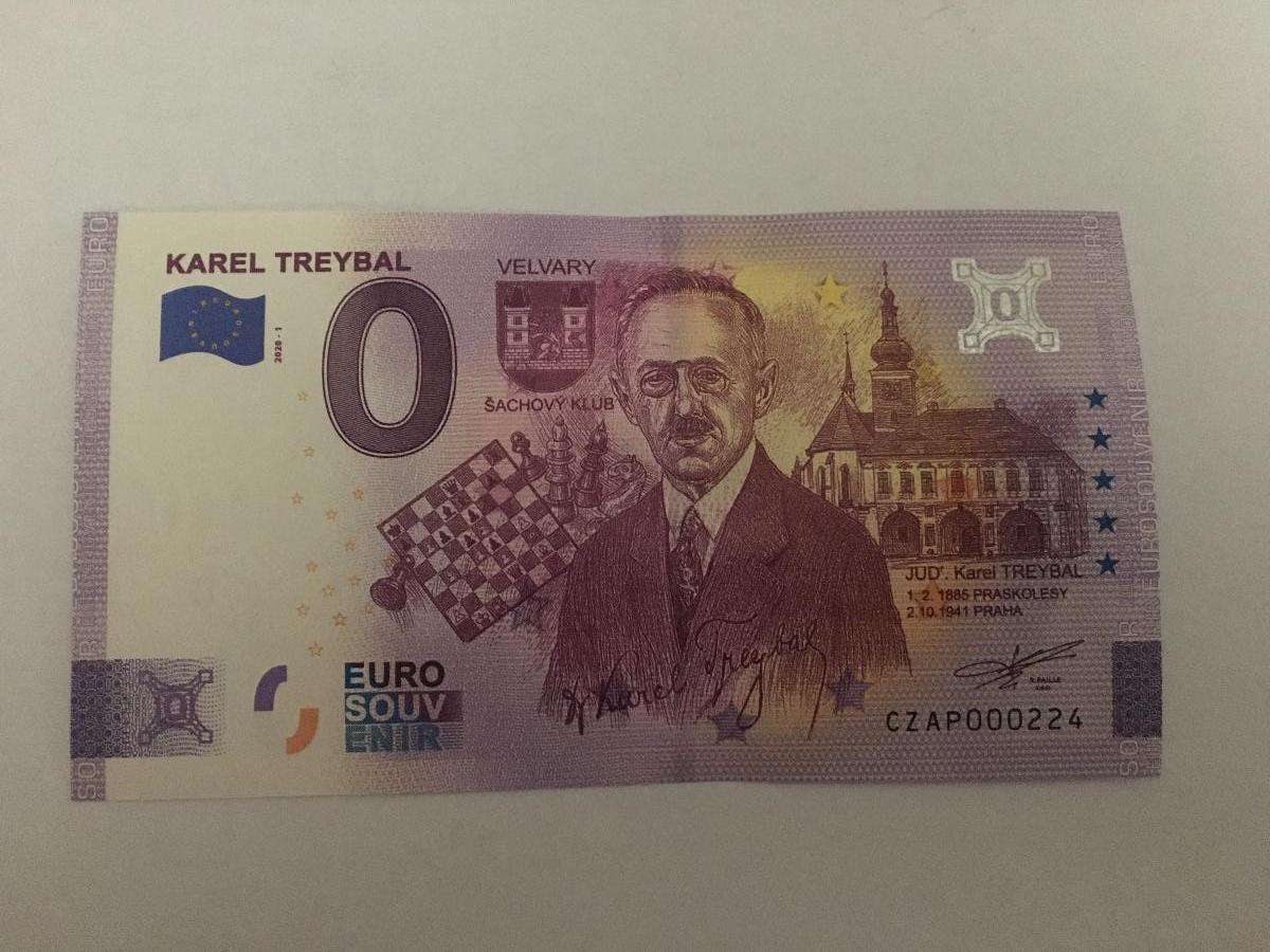 0 EURO BANKOVKA CZAP - KAREL TREYBAL - 2020-1 číslo do 250! - Zberateľstvo