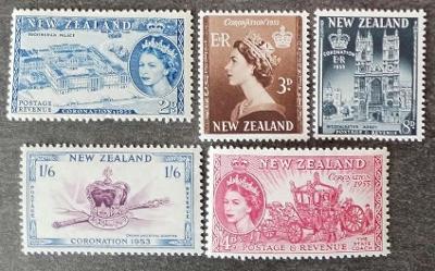 Nový Zéland 1953 Korunovace královny Alžběty II.