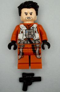 Lego Star Wars Minifigure - Poe Dameron Pilot X-wing  /ORIGINÁL