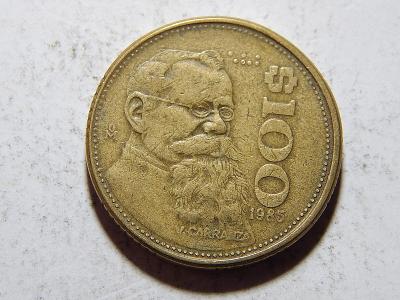 Mexiko 100 Pesos 1985 VF č26460